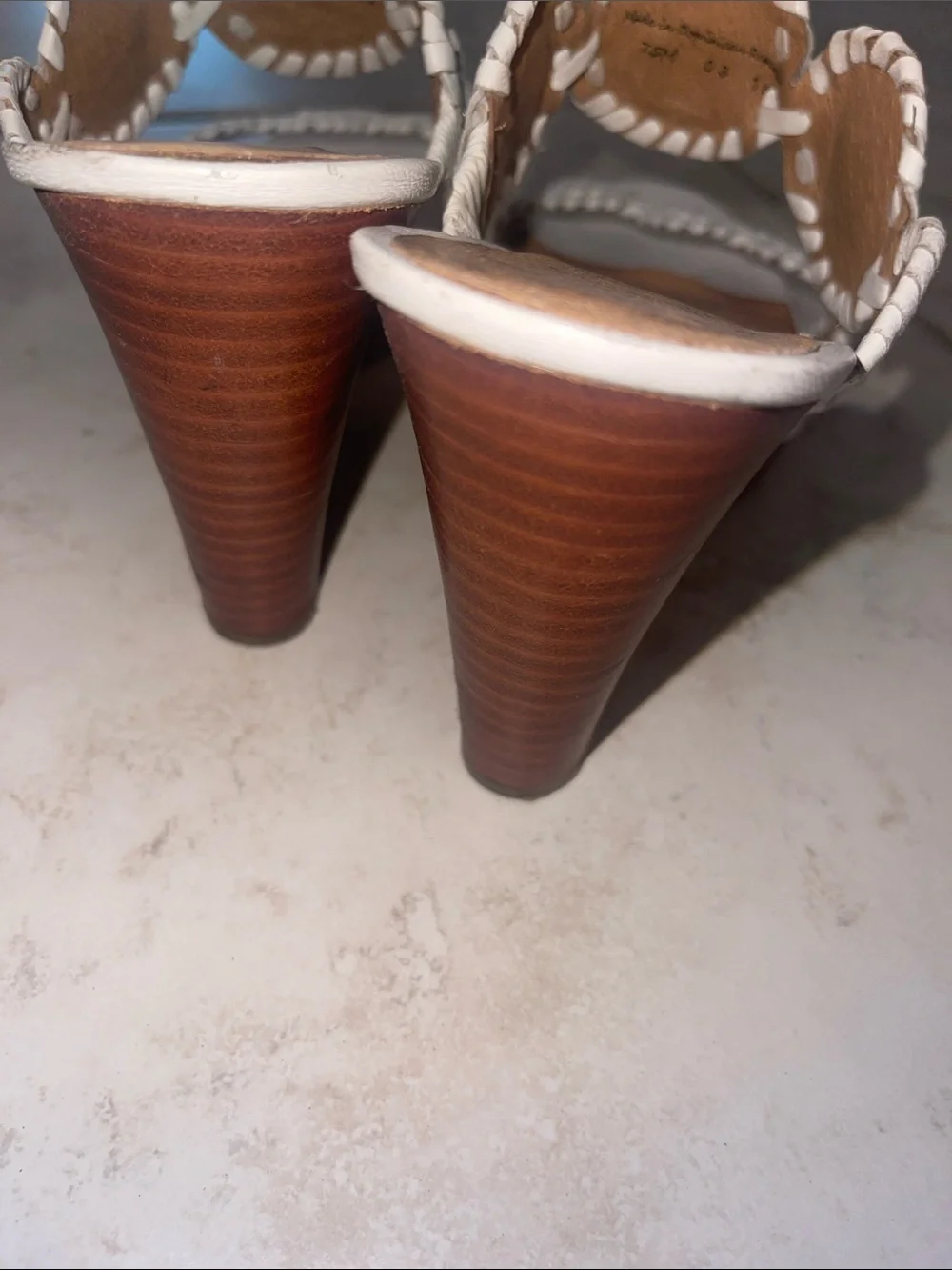 Jack Rogers Luccia Wedges sandals size 7.5 M